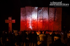 2022 - Video mapping na Pomniku Stu Straconych w Zgierzu