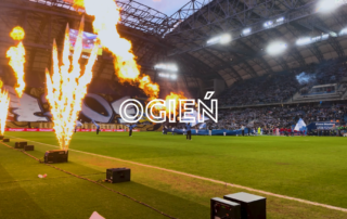 Lech Poznań - Enea Stadion Poznań - oprawa hymnu Lecha Poznań